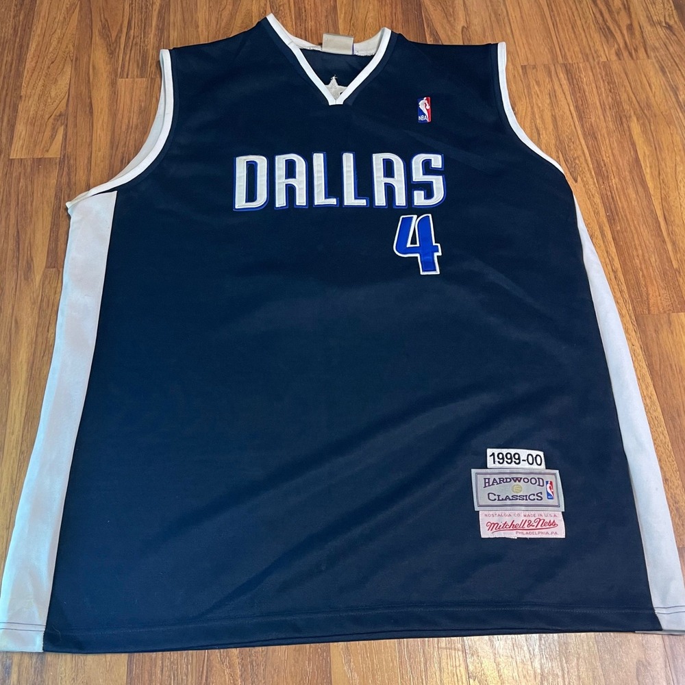 Mitchell & Ness Dallas Mavericks Michael Finley Jersey XL Blue 1999-2000 NBA HWC